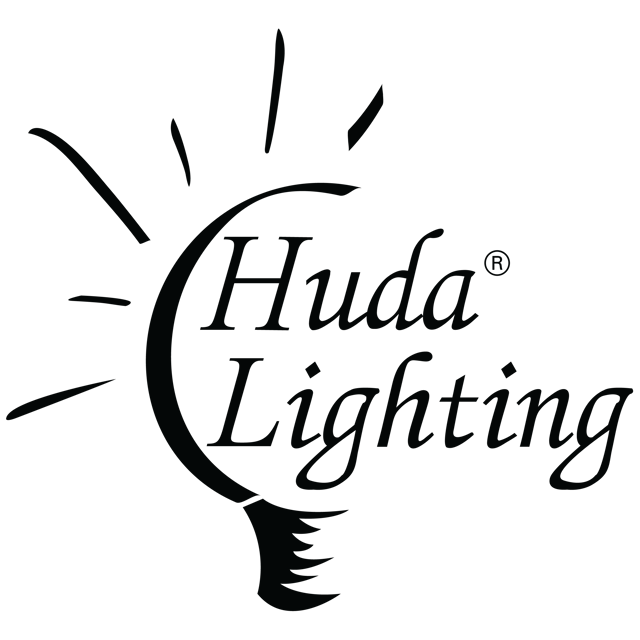 Huda Lighting Logo (Black)
