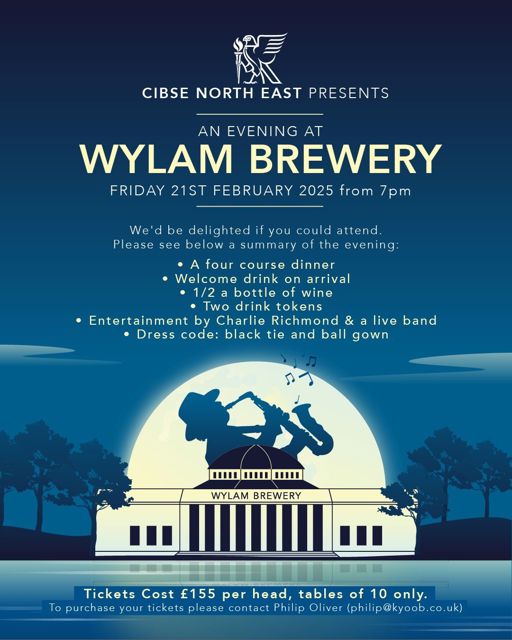 Don't miss this chance to enjoy an elegant evening with colleagues and friends in the stunning setting of Wylam Brewery. To reserve your table, reach out to Philip Oliver at philip@kyoob.co.uk  With lots of tables are already reserved make sure you don't miss out, reserve yours now and make it a night to remember!